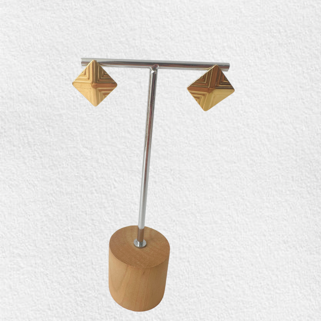 brincos em aço JANNA