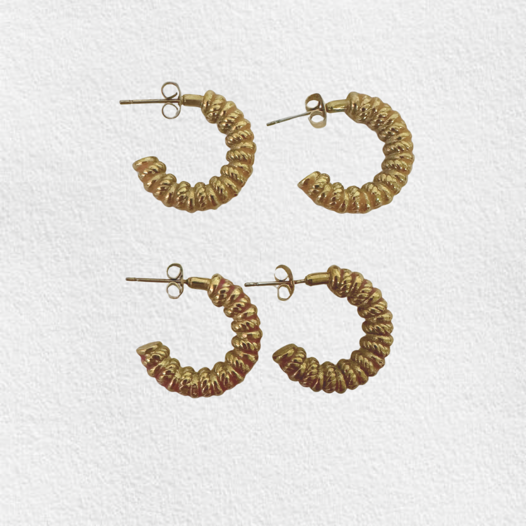 argolas em aço ZOEY