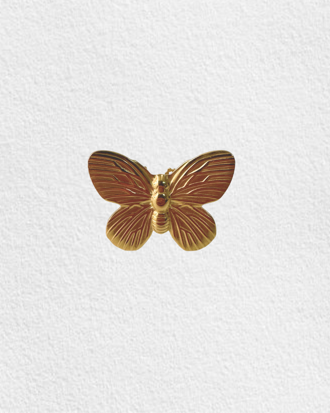 anel em aço BORBOLETA