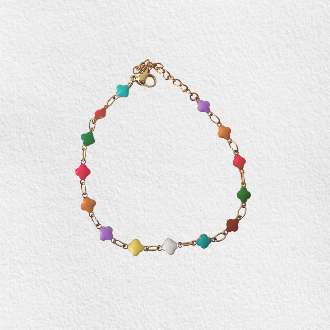 pulseira em aço TREVOS