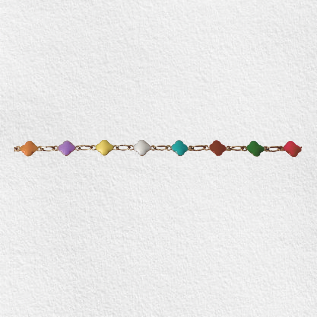pulseira em aço TREVOS