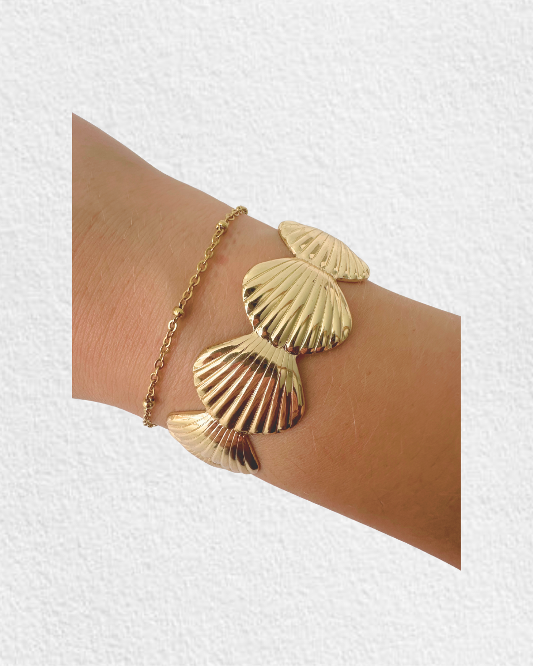 pulseira em aço CONCHA