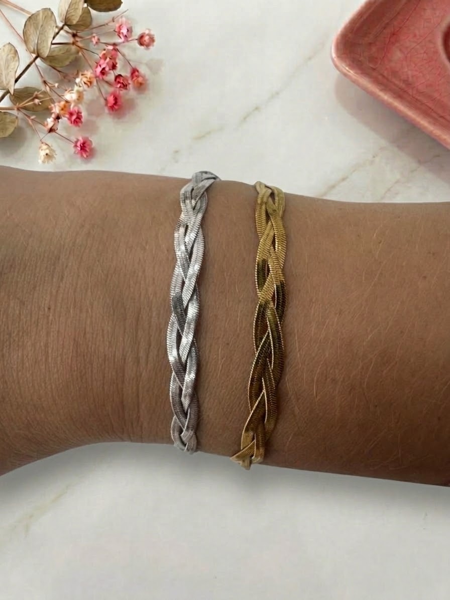 pulseira em aço BRINLY