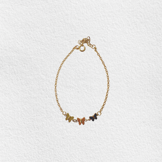 pulseira em aço BORBOLETAS