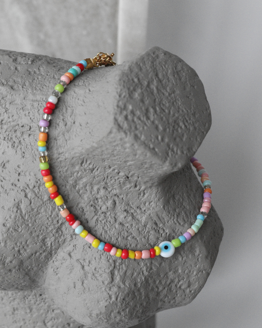 pulseira de pé em aço LIZ