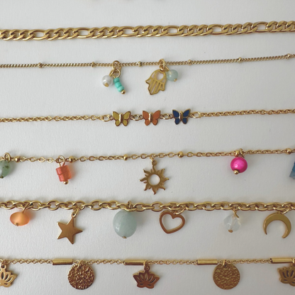 pulseira em aço BRINLY