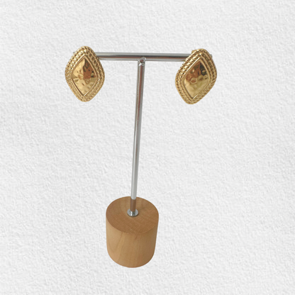 brincos em aço PAOLA