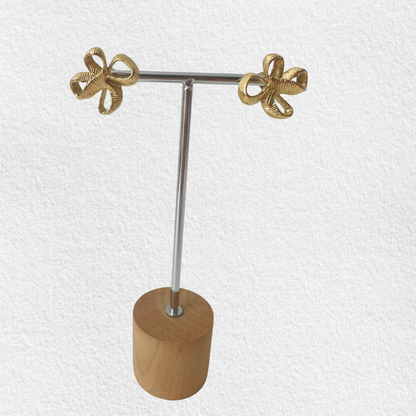 brincos em aço MILLY