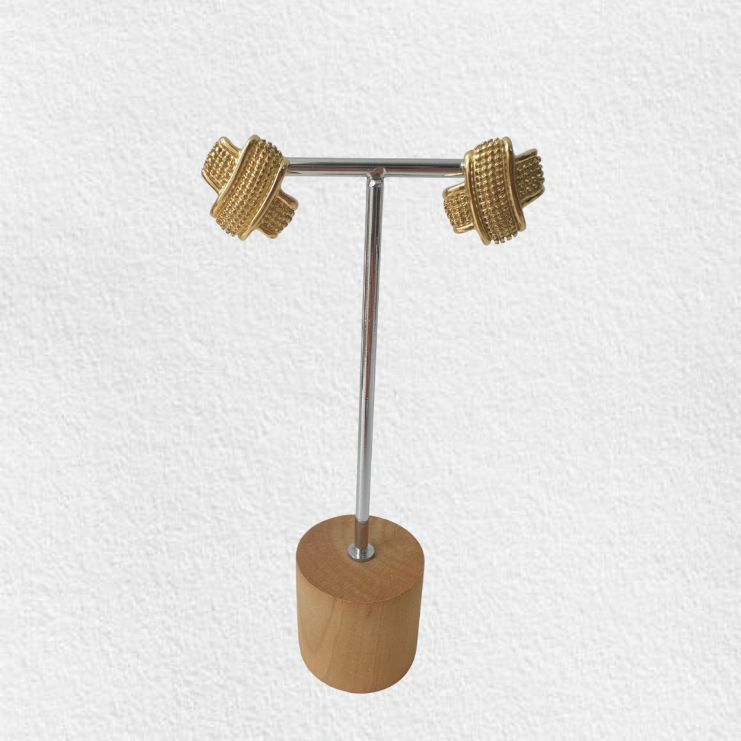 brincos em aço NICOLE