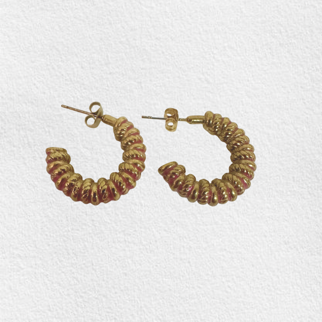 argolas em aço ZOEY