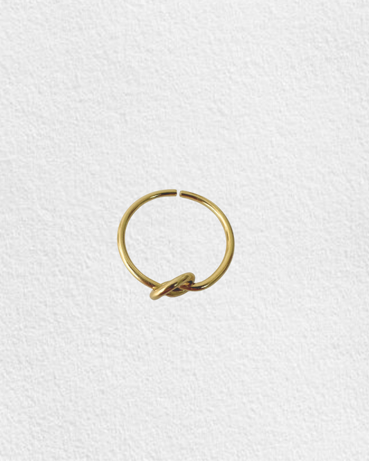 anel em aço NÒ DOURADO