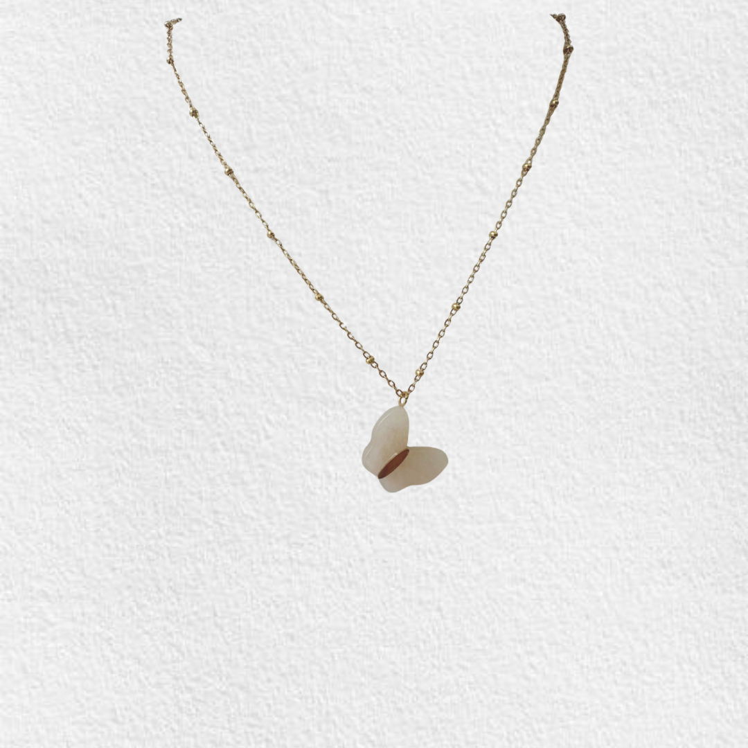 colar em aço BORBOLETA