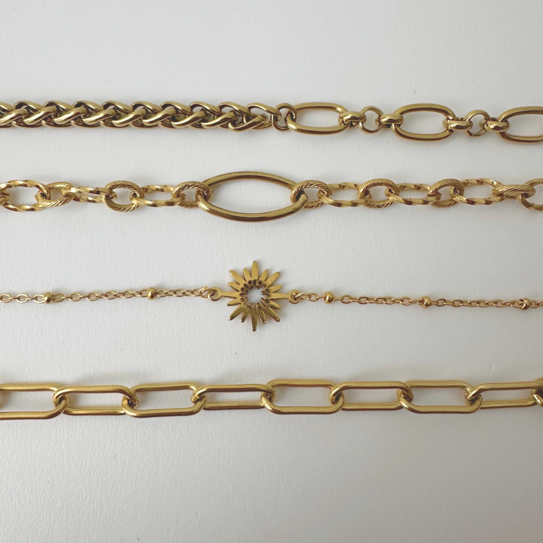 pulseira em aço LUMI