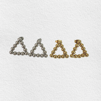 brincos em aço CAROL