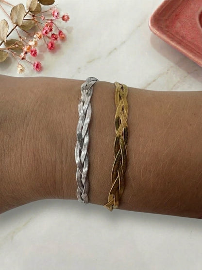 pulseira em aço BRINLY