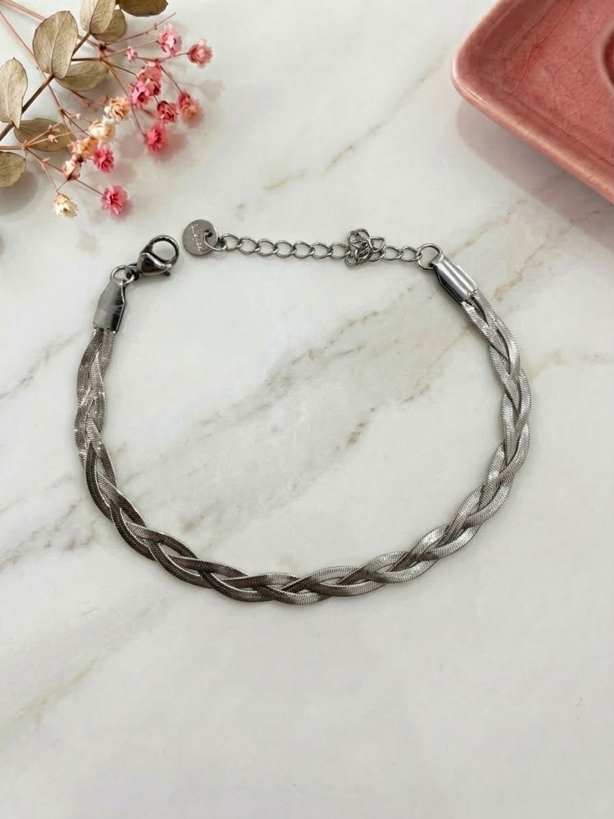 pulseira em aço BRINLY